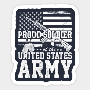 Proud US Soldier | US Army T-shirt Sticker